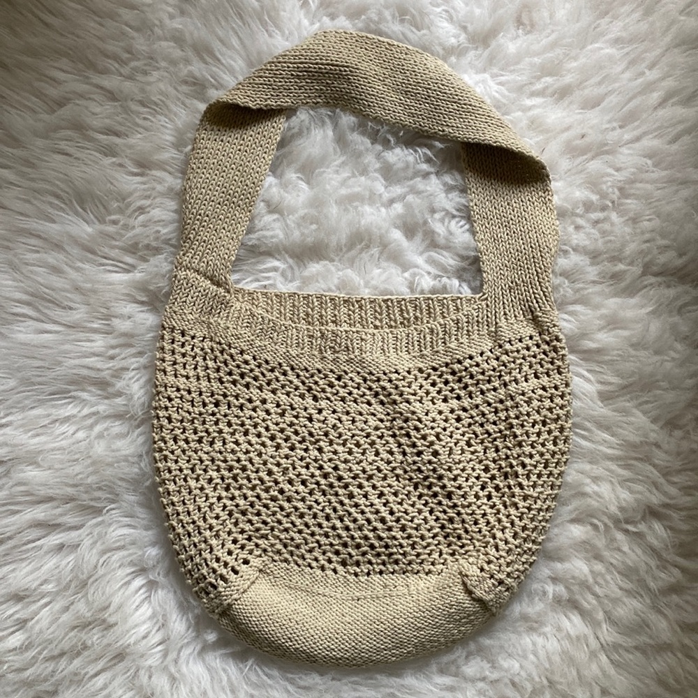 Crocheted handbag boho festival bag
